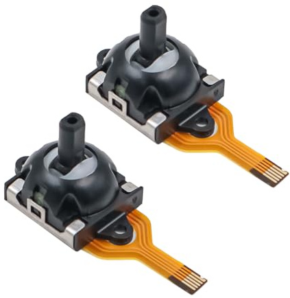Hsthe Sea 2 Pcs Switch Elements Joystick, Replacement Joystick Thumb Stick Module RKJX21224001 Compatible with ASUS ROG Ally Compatible with GPD WIN3-Joystick