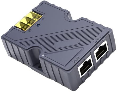 PoE-Injektor, Starlink-Ethernet-Adapter, 48–57 V, 3 A GigE, Passiver ABS-ESD-Schutz, 150 W mit LAN für Internet Kit Satellite