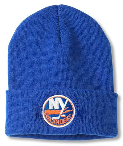 AMERICAN NEEDLE NHL National Hockey League Team Terrain Knit Beanie Cap, Royal (New York Islanders), Einheitsgr��e