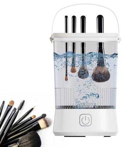 Nettoyeur automatique de pinceaux cosmétiques, nettoyeur de pinceaux de maquillage électrique | Machine de nettoyage de pinceaux de maquillage électrique,Outil de nettoyage de pinceaux de maquillage p