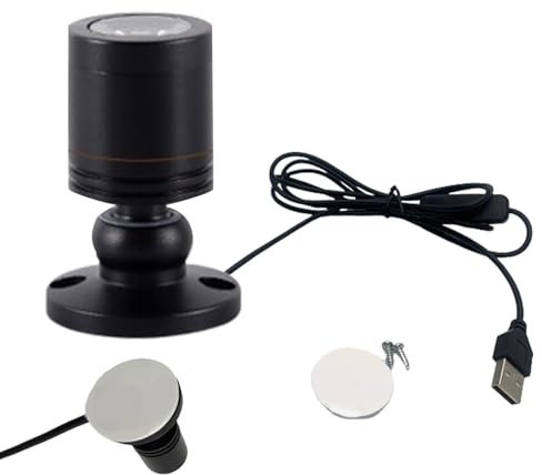 Uplights Indoor - LED Small Spots Light - USB Powered min Jewelry Spotlight, Dimmable Plant Spotlight, focuss Lights Indoor | Remote Control LED Lighting for Walls, Trees, and Accent Lighting