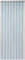 M.J COMFY-LIFE 90cm x 210cm Premium Aluminium Chain Curtain Door Screen for Doorways, Fly Screens Metal Insect Blinds for Pest Control, Privacy & Decoration(Blue)