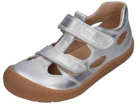 KOEL Barefoot Kinderschuhe - DEEN METALIC - silver, Größe:25 EU