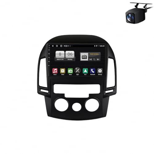 GPS Navi Navigationsgerät 2 Din für Hyundai I30 2006-2011 Apple Carplay & Android Auto mit OTA-Updates, Mirror Link, Sprachsteuerung, GPS-Navigation, Bluetooth, 4 Kern 2G+32G