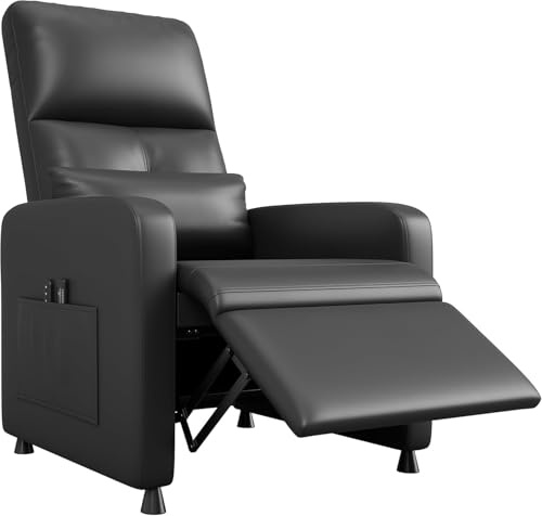 GarveeMore Elektrischer Massagesessel mit Aufstehhilfe, 8 Massage-Modi | Heizfunktion, Liegefunktion, Hohe Rückenlehne, gepolsterter PU-Ledersitz, USB-Anschluss, Seitentaschen & 2 Getränkehalter