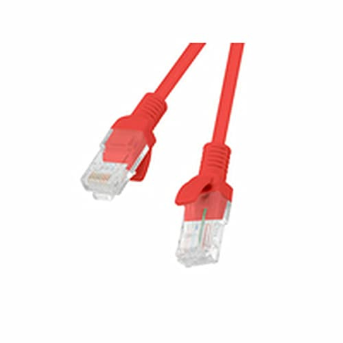 Lanberg PCU6-10CC-1000-R Netzwerkkabel Kat.6 Utp, 10m rot