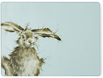 Wrendale Designs - 'Hare-Brained' Glass Worktop Saver