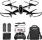 Drone avec Caméra ATOYX Drone Pliable Hélicoptère Télécommande WiFi avec Mode sans Tête, Induction de Gravité, Maintien d'altitude，Fonction de suivi automatique
