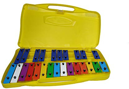 CM Carrillón Infantil Cromático de 25 Teclas Multicolor 39x23x5 cm