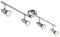 IMPTS LED Deckenleuchte Deckenlampe, 4-flammig Dreh- und schwenkbar 3W GU10 230V IP20 Metall Warmweiß, für Küche Wohnzimmer Schlafzimmer