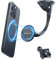 PROfezzion MagSafe Support Telephone Voiture, Kit de Ventouse pour Pare-Brise et de Clip pour Bouche d'Aération pour iPhone 16 16 Plus Pro 16 Pro Max 15 14 13 12 et étui MagSafe[Metal Anneau Inclus]