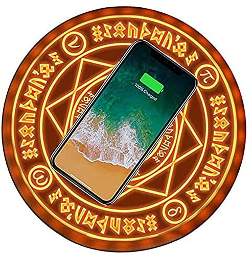 Grideto Magic Array Wireless Charger With Sound Effects - 10W Fast Qi Charging Pad for All Smart Phones