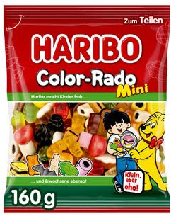 Haribo Mini Color-Rado, 20er Pack (20 x 160g)