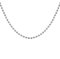 Epinki Halskette Männer 75 cm, Herren Kugelkette Silber Metallketten Punk Breit 3.2MM Halskette Edelstahl Lang
