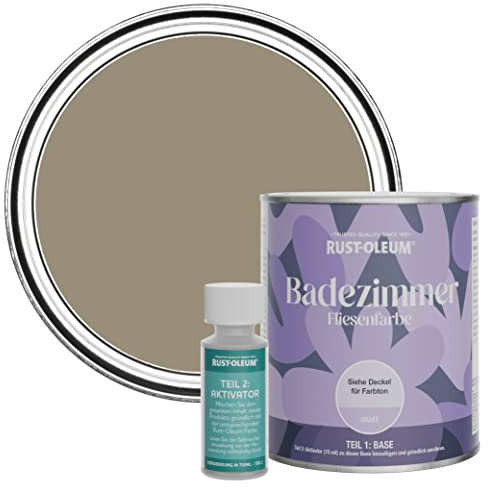 Rust-Oleum wasserbeständiger Fliesenlack für das Badezimmer in mattem Finish -Café Luxe 750ml
