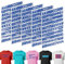 5 Sheets 830 Pieces Iron on Letters and Numbers for Clothing, 1 Inch Iron on Vinyl Letters with A-Z Heat Transfer Letters 0-9 Iron on Numbers PU Alphabet Stickers for T-Shirt Printing DIY Craft, Blue