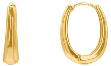 Heideman Creolen Damen Nora Edelstahl oval | Vielseitig kombinierbar für Büro und Alltag, hautfreundlich, nickelfrei und langlebig, tolles Geschenk für Mama