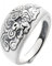PAURO Herren Damen Chinesisches Tierkreiszeichen Ehering Ring Einstellbar Charmante Horoskope Schmuck Tiger