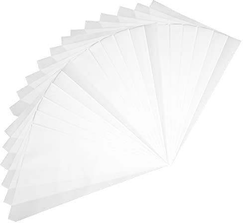 WHAMVOX 100 Stück Weißer Fugenbeutel aus Ldpe mit Starker Zugkraft und Handschutz für Fliesenverfugung und Mauerwerksfugen Baustellen