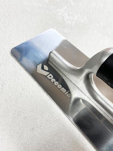Venetian Plastering Stainless Steel Finishing Trowel - Silver Finish, Flexible & Strong - Small Size, Perfect for Decorative Wall Plasters