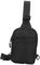 LIFKOME Sling Bag Umhängetasche Für Verstellbare Brusttasche Oxfordstoff Mit Reißverschluss Leichte Fanny Pack Für Wandern Und Alltag Schwarz