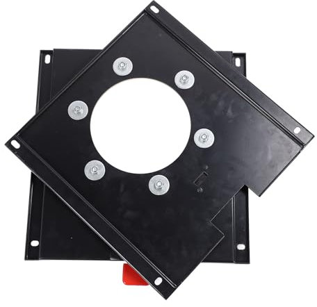 Jiawu Drehbare Basis für Autositze, Robuste Drehbare Montageplatte für Wohnmobilsitze, um 360 Grad Drehbare Drehbare Autositzbasis, Drehteller-Montageplatte für Wohnmobile