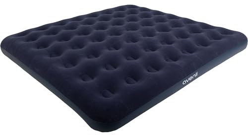 AVENLI Aufblasbares Luftbett 203 x 183 x 22 cm – Robuste Campingmatratze für Zwei Personen Vielseitiges Gästebett mit Weicher Oberfläche – Komfortabel, Leicht und Strapazierfähig für Camping & Zuhause