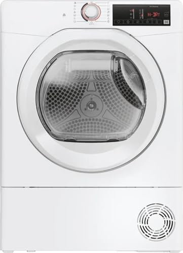 Hoover H-DRY 350 Asciugatrice 7 Kg, Pompa di Calore, Libera Installazione, Classe A++, Certificazione Woolmark, AxLxP 85x60x48, Bianca - HR4 H7A2TE-S