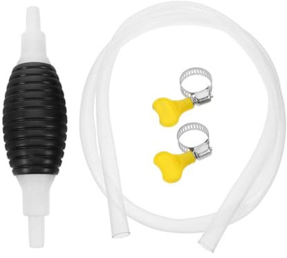 SOLUSTRE Ölextraktor ölpumpe benzinhandpumpe Flüssigkeitsübertragungspumpe Handbetriebener Benzinpump wasserpumpe Kraftstoffförderpumpe Handkraftstoffpumpe Siphonpumpe für Wasser PVC