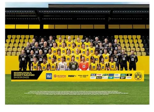 Borussia Dortmund Mannschaftsposter Saison 2024/25 Team Plakat | Poster BVB 09
