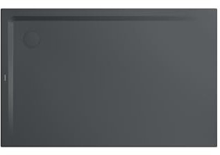 Kaldewei SUPERPLAN 1833-2, Duschwanne mit Wannenträger, 75x90cm, 383348040674, Farbe: warm grey 85