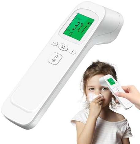 Thermomètre Infrarouge Sans Contacts, Jauge De Température Infrarouge Pour Les Humains, Jauge De Température Frontale Pour Adulte, Thermomètre Infrarouge Numérique