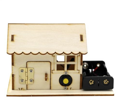 Doorbell House,Educational Science Doorbell House Toy | Handmade Assembly Toy, STEM Activities, Kids Scientific Toys For- Birthdays Holidays Decors