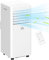 HOMCOM Climatiseur mobile 9000 BTU/H 2,6KW climatiseur portable 4 en 1 refroidissement ventilateur déshumidificateur mode veille minuterie 24H télécommande et verrouillage enfants jusqu'à 20㎡ blanc