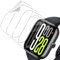 Holilo 4 Pièces Protection Écran pour Xiaomi Redmi Watch 5, 9H Dureté TPU Anti-Rayures 3D Couverture Complète HD sans Bulles Protecteur d'écran en- Transparent