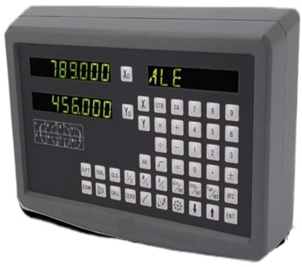 2-Achsen-DRO-Set, 5 µm, digitale Anzeige-Kits for 0,005 mm lineare Skalen, Encoder, Gitter, Lineal, 70–1020 mm, Drehmaschinen, Fräsen Praktisch für Lesen(KA500 KA300 SDS6-2V)
