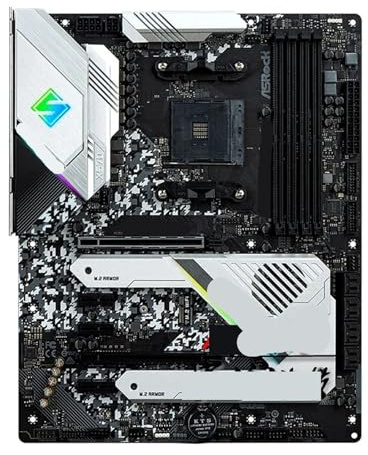 Compatibile con la scheda madre ASROCK X570 Steel Legend ATX - DDR4 4666+(OC) MHz, M.2, AM4 for Ryzen serie 5000 | Ryzen 5000, 4666+ MHz OC, PCIe 4.0, doppio M.2, LAN da 2,5 Gb, USB-C.