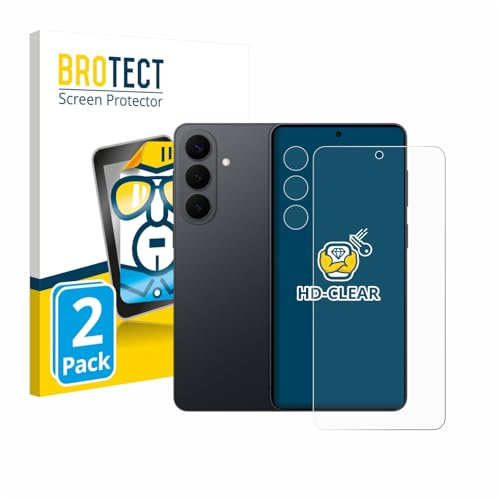 BROTECT Schutzfolie für Samsung Galaxy S26 Plus | (Display+Kamera) 2 Stück Transparenter Displayschutz Made in Germany Klare Displayschutz-Folie Clear Einfache Montage