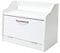 Elegant Brands Bread Bin in Classic White, Freestanding Storage, Shelf Above, Minack Range - Self-assembly Required