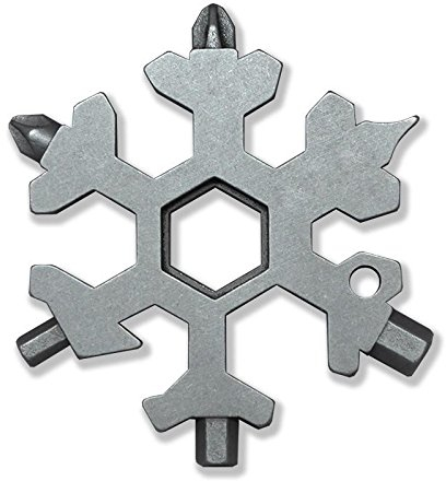 amenitee 15 in1 Multitool Edelstahl – Snowboard – multi-tool-titanium (Standard, Edelstahl)