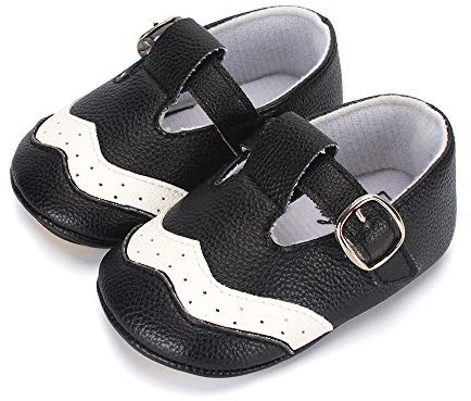 LACOFIA Chaussures Premiers Pas pour garçons ou Filles Baskets antidérapantes pour bébé Noir 6-12 Mois
