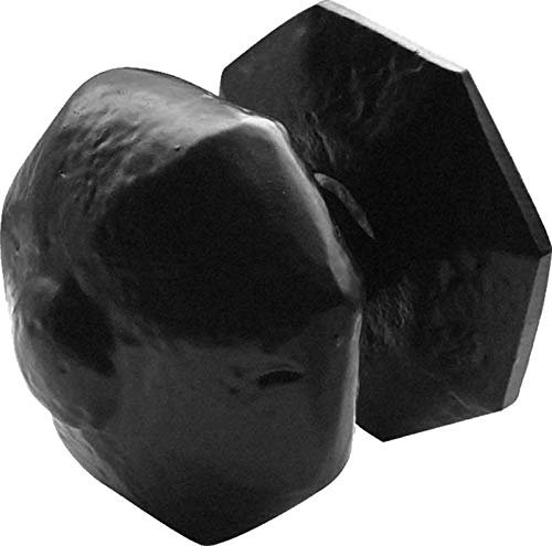 Reproduction Antique Black Octagonal Front Door Centre Knob