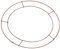 Muddy Hands Flat Copper Wire Wreath Making Ring Frame Christmas Xmas DIY Floral Craft (1, 12)