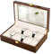 Scatola Portaoggetti per Orologi Scatola Porta Orologi da 12 Slot Custodia Porta Gioielli in Legno Massello Marrone Organizer per Collezione di Braccialetti con Coperchio in Vetro