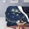 KDLKLKSS Flauschige Kuscheldecke 180X200Cm Himmel Sterne Landschaft Hochwertige Flanell Wohndecke XXL Super Weiche Und Kuschelige Decke Als Tagesdecke Bettüberwurf Sofadecke Für Couch