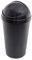 50L 50 Litre Black Kitchen Bullet Bin with Slide Open Lid 73cm (H) x 37cm (W)