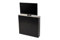 SABAJ Monitor Lift Elektrisch für bis zu 27 Bildschirm Halterung Schreibtisch M-4 ECO INX mit Fernbedienung und 10kg/22lbs Hubhöhe bis zu 460 mm +Smart Home Hausautomation