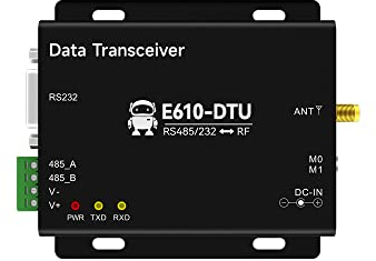 EBYTE 433 MHz RS232 RS485 Funk-Digitalradio E610-DTU (433C20) 20 dbm 6 km, unbegrenzte Hochgeschwindigkeits-Dauerübertragung, temperaturkompensierter Kristall
