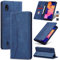 Jasonyu Case for Samsung Galaxy A10 Leather Wallet Flip Cover with Card Holder,Kickstand, Magnetic Closure,TPU Shockproof Phone Case Compatible with Samsung A10 (Blue)