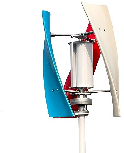 220V Generador De Turbinas Eólicas Verticales 8000W 12V 24V 48V 3 Fase con 3 Cuchillas Sin Ruido Turbina Eólica Portátil para Proyectos De Inicio O Luz Callejera,48v